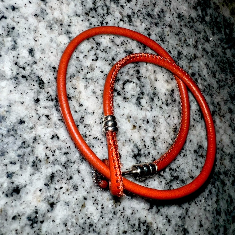 Leather Pandora bracelet size small